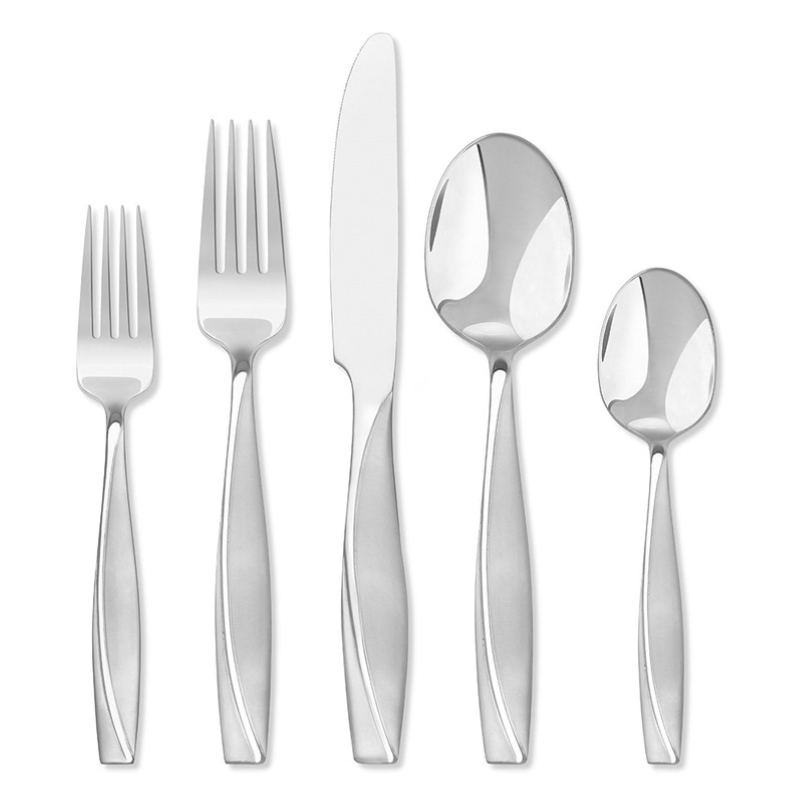Hampton Londontown Frosted 20 Piece Flatware Set, Service for
