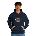 thumbnail image 6 of Black Santa Sleigh Unisex Heavy Blend™ Hooded Sweatshirt, 6 of 9
