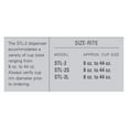 thumbnail image 6 of Drevy STL-2 In-Counter Cup Dispenser, Adjustable from 8 oz. to 44 oz., Plastic, 2 Spring, 22" Length, One Size Fits All, 6 of 7