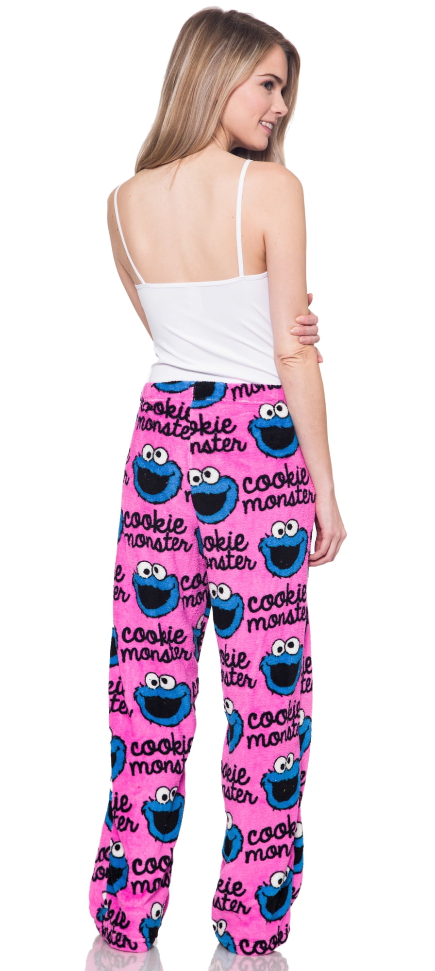 Sesame Street Juniors Cookie Monster Plush Pajama Pants