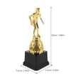 thumbnail image 2 of unbranded Trofeo Plástico Dorado Para De Tenis De Con, 2 of 8