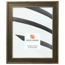 Craig Frames Metropolis, 8.5x11 inch Picture Frame, Antique Pewter