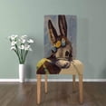 thumbnail image 4 of ZHANZZK Watercolor Painting Donkey Stretch Chair Cover Protector Seat Slipcover for Dining Room Hotel Wedding Party Set of 1, 4 of 5