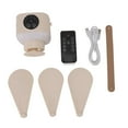 thumbnail image 2 of Outdoor Ceiling Fan, USB Powered Ceiling Fan Rechargeable Remote Control with Light for Canopy for Bed White,Beige, 2 of 7