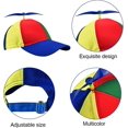 thumbnail image 2 of Gorra clásica con hélice, gorra divertida y colorida con hélice, gorra de béisbol con hélice, gorra antihélice con forma de libélula divertida para niños y adultos de 57 a 61 cm, 2 of 5