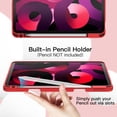 thumbnail image 5 of JETech Case for iPad Air 11-Inch M3/M2 (2025/2024), iPad Air 5/4 (2022/2020 5th/4th Generation 10.9-Inch) with Pencil Holder, Slim Tablet Cover with Soft TPU Back, Auto Wake/Sleep (Red), 5 of 7