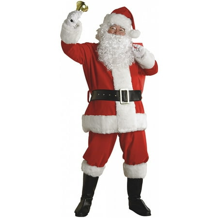 Regal Plush Santa Claus Set Adult Costume -