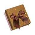 thumbnail image 1 of Maytalsory 1/2/3/5 Paper Packaging Box Portable Decorative Cute Replacement Rectangular Jewellery Watch Earring Gift Case Wrapping Brown 1 Pc, 1 of 6