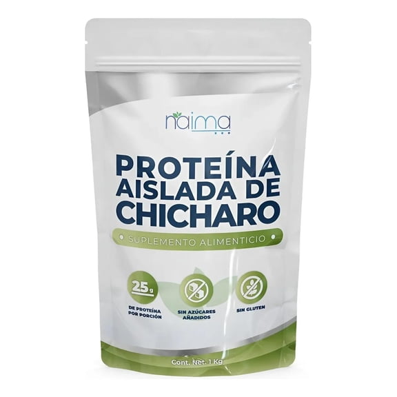 Proteína Aislada de Chícharo 1kg Vegana Libre de Gluten Sin Sabor multicolor 1 kg