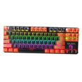 thumbnail image 1 of Gaming Mini Compact 87 con cable mecánico LED USB para Gamer Negro Naranja 1 Baoblaze teclado de la computadora portátil, 1 of 8