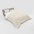thumbnail image 2 of Ambesonne Geometric Bedding Set 4 Pcs, Retro Shabby Checked, Queen, Brown Cream, 2 of 2