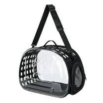 FITYLE Transparent Cat Carrier Portable Cat Carried Bag Transport Luggage Handbag Carry Kennel for Kitten , L L