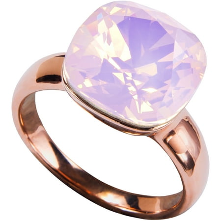 Light Pink Crystal Ring made from Swarovski Elements - Walmart.com