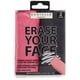 thumbnail image 1 of ERASE YOUR FACE Paño desmaquillante reutilizable rosa/negro paquete de 2, 1 of 5