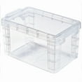 thumbnail image 3 of Plastic Index Card Box Organizer 2 Pack Transparent Hard Case Desktop Storage Us, 3 of 6