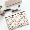 thumbnail image 6 of Hirioo Penguin With Flowers for Paper Reusable Cosmetic Bag Zipper Encouragement Travel Pouch Toiletry Bag for Women Girls, 6 of 7