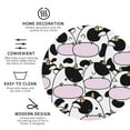 thumbnail image 4 of Balery 6 Pcs Cute Animal With Cowleather Coasters Set, Drink Table Cup Coasters For Living Room Kitchen Coffee Decor, 4 of 9