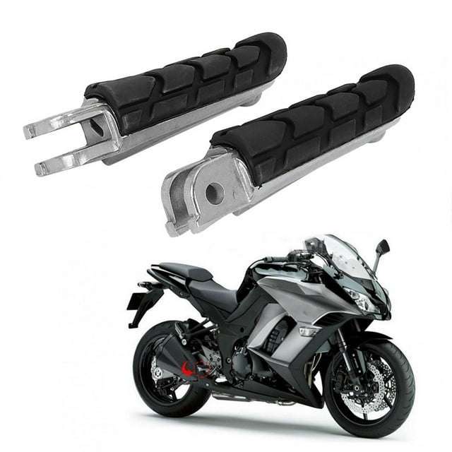 Reposapiés Delantero De Motocicleta ANGGREK 2 Uds Negro Aluminio Aptos Para Honda NC700 2012-2015