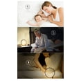 thumbnail image 5 of Lámpara de mesa LED de 25CM, lámparas circulares de escritorio para dormitorio, lámpara de noche para sala de estar, lámpara de noche redonda táctil, decoración de luz nocturna, 5 of 5