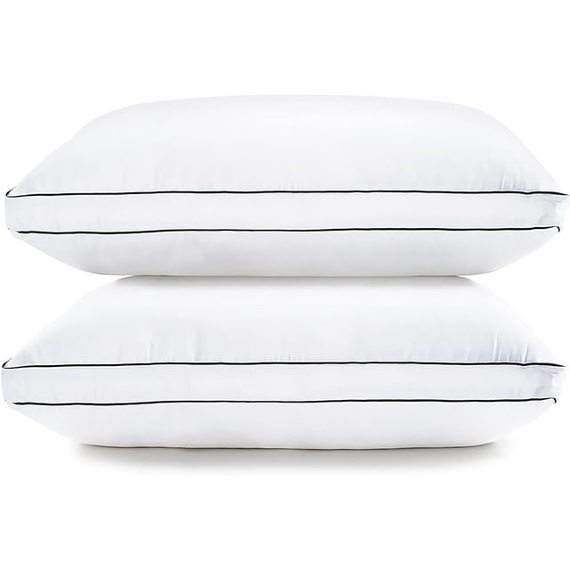 Almohadas de cama LANE LINEN, tamaño queen, juego de 2 unidades
