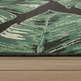 thumbnail image 3 of Paco Home Tropical Outdoor Rug Jungle Leaves Design in Green Black - 2' x 3'3" (2'x3'), 3 of 5