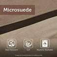 thumbnail image 5 of Palisades Ensemble de Literie 7 Pcs Marron Cal Très Grand, 5 of 5