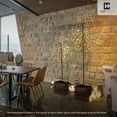 thumbnail image 5 of CAPHAUS 6 Feet Artificial Pre-lit Cherry Blossom Tree w/Bendable Branches & Foldable Stand, 208 Warm White LED Lights, Twinkling Japanese Cherry Blossom Tree for Festival, Holiday Indoor Decoration, 5 of 9