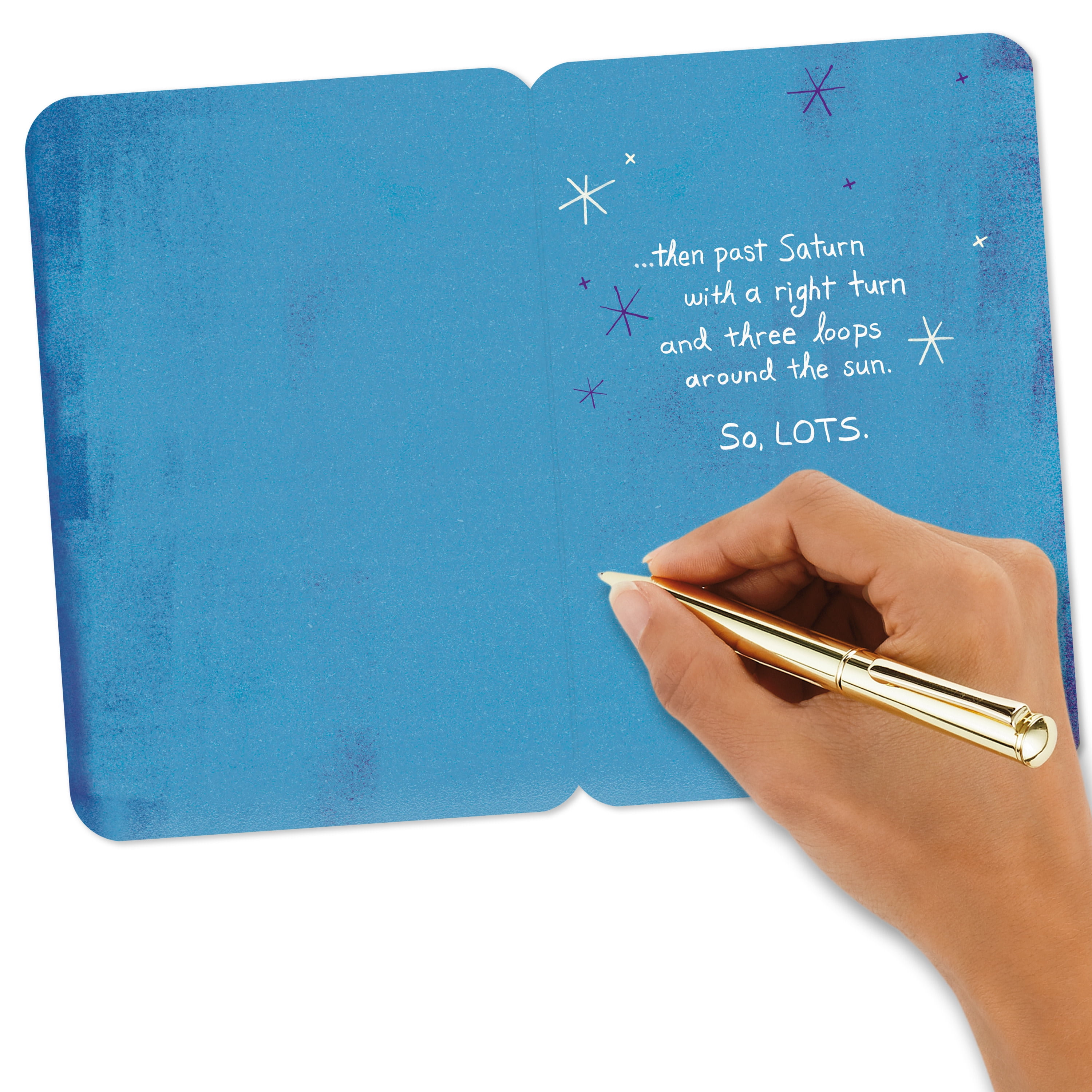 Hallmark Just Because Love Card (Love You to The Moon and Back)