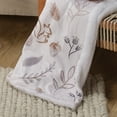 thumbnail image 3 of Lambs & Ivy Treetop Fox Woodland/Forest Minky/Faux Shearling Fleece Baby Blanket, 3 of 7