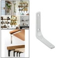thumbnail image 4 of MKBL 6xHeavy Duty Shelf Bracket Wall Hanging Shelve L Shaped Brackets White 4Inch, 4 of 8