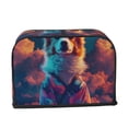 thumbnail image 2 of Fotbe Starry Sky White Cloud Puppy for Two Slice Toaster Cover, Fingerprint Protector, Super Soft Appliance Cover And Dust Cover,Bread Dust Cover & Fingerprint Protection, 2 of 7