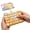 Yellow, variant on 26-Key Cute Cartoon Clicky Keyboard Fidget Toy Keychain