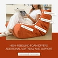 thumbnail image 5 of KPIBEST Orange Bean Bag Chair - Microfiber, 5 of 10