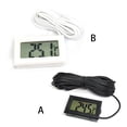 thumbnail image 3 of Sidaley Termómetro digital LCD Clima -50 ° -110 ° Sensor de temperatura Medidor de baño a prueba de agua Medidor de higrómetro Tanque de Electrónica Blanco, 3 of 6