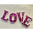 thumbnail image 7 of 16cm Purple Letter Lights DIY Luminous Number Lamp Battery 6.3in Power Plastic for Mariage Birthday Party Home Fashion Decor (Y,16cm-purple), 7 of 7
