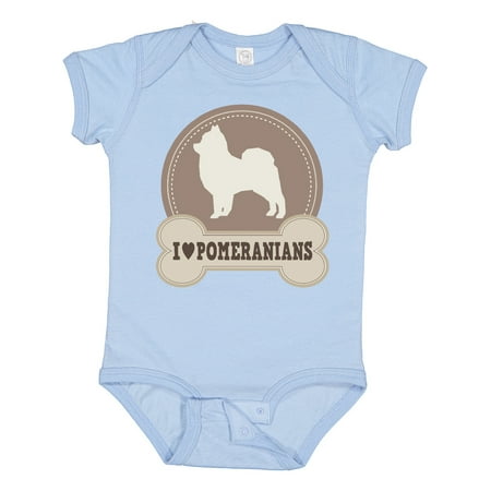 

Inktastic Pomeranian Dog Gift Baby Boy or Baby Girl Bodysuit
