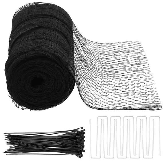 AEVXKHI Pond Cover Netting Kits, Reusable Garden Pool Protective Net, Cuttable Bird Mesh Catch Leaves Debris for Vegetables Strawberry Decoration