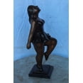 thumbnail image 4 of Nifao Botero Replica Heavy Ballerina Dancer Bronze Statue, Elegant Art – Home Office Decor Sculpture, 10"L x 6"W x 19"H, 4 of 9