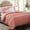 Red, variant on Elegant Comfort 12-Piece Bed-in-a-Bag, Isabella Pleated Ruched Ruffled Comforter Set, 6-Piece Sheet Set Featuring Smart Pockets, Matching Decorative Pillows, All Season Bedding, King, Dusty Rose