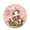 A, variant on Vwrxbz Wooden Coaster Set Easter Bunny Design Heat Insulation Pad for Coffee Tea Cup Table Decor