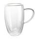 thumbnail image 4 of Taza de café de vidrio de doble pared, taza para leche, regalos para mamá con asa, taza de café expreso para batidos, yogur, 450ml, 4 of 9