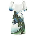 thumbnail image 6 of Shichirihama in Sagami Province by Katsushika Hokusai Sleeveless Dress elegant dress Summer women's clothing, 6 of 7
