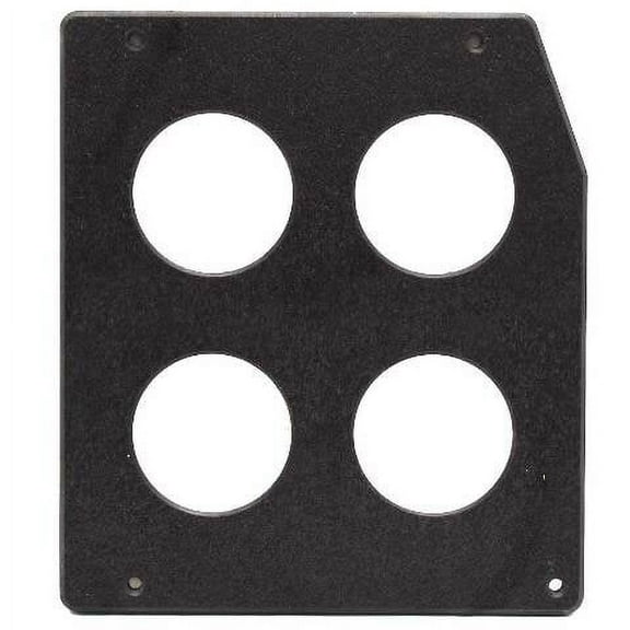 Ranger Boat Rod Organizer Face Plate 204753 | Starboard Black