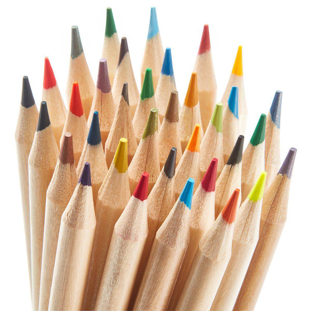 KINGART Studio 72-Color Wax-Based Colored Pencils photo 5