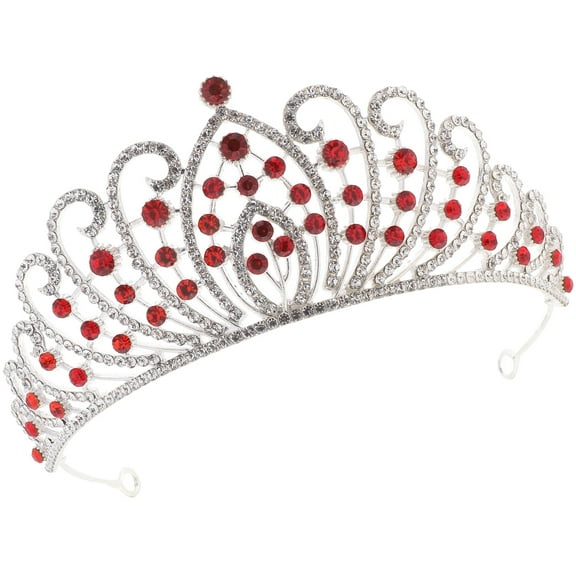 DINHEAROM Bridal Rhinestone Crown Wedding Bride Crown Rhinestones 1Pack