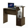 thumbnail image 3 of Pemberly Row Wood Computer/Writing Desk w/Bin in Columbia Walnut/Dark Brown, 3 of 5