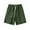 Army Green, variant on Plebaso Mens Big and Tall Casual Shorts Loose Drawstring Summer Shorts Lightweight with Zipper Pockets