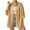Gold, variant on Women's Oversized Long Sleeve Button Down Shirts Blouses Tops Collared Fall Tunics