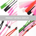 thumbnail image 2 of MasteelfCA 6Pcs Sports Letters Printed Glasses Rope Super Antislip Eyeglass Chain Cord Strap, 2 of 8