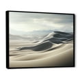 thumbnail image 2 of Designart "Coastal Dunes Coastal Sand art painting II" Landscapes Floater Framed Wall Decor, 2 of 7